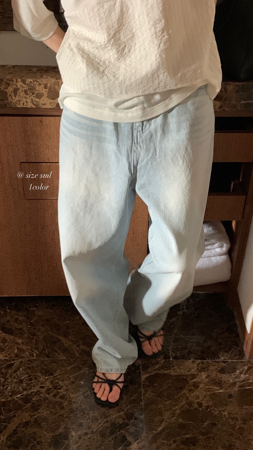 OVER RICH韓國東大門直郵女士新品熱賣職業26春夏牛仔褲OVER RICH牛仔褲