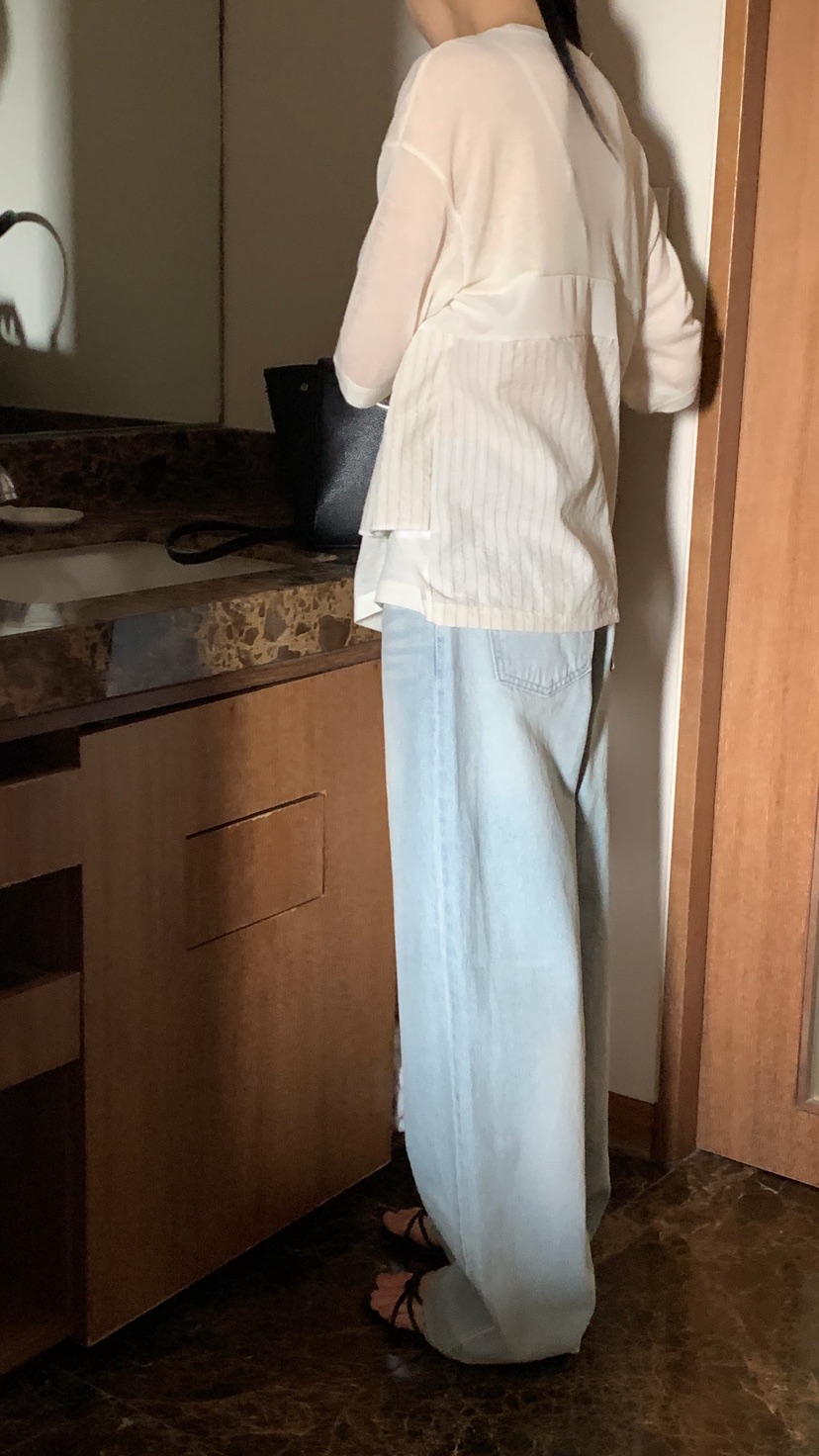 OVER RICH韓國東大門直郵女士新品熱賣職業26春夏牛仔褲OVER RICH牛仔褲