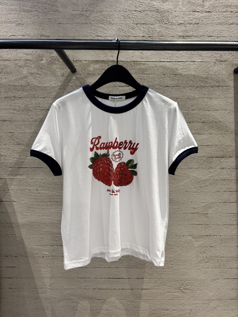 SUGAR CASE韓國東大門直郵女裝新款時尚熱賣26春夏職業T恤SUGAR CASET恤圖色2