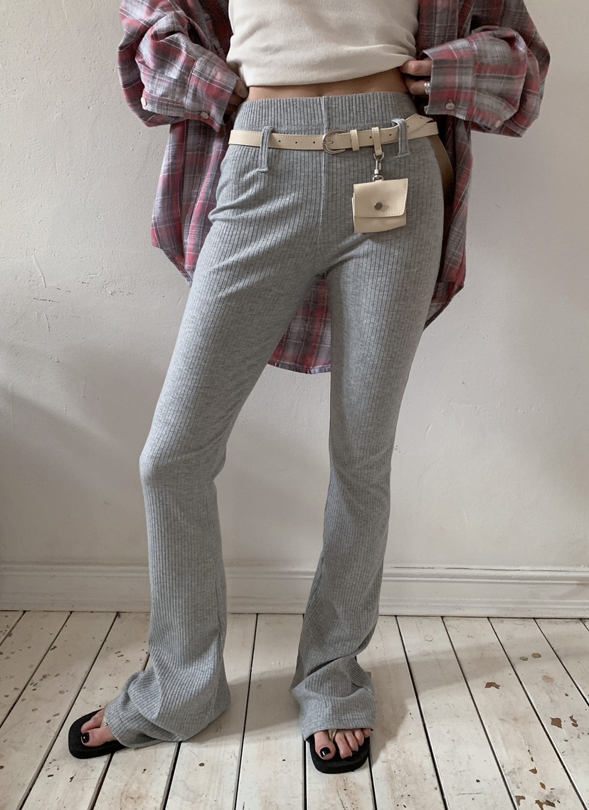 OURWAVE/OUR ROOM韓國東大門代購女裝新款熱賣休閑褲緊身褲腰帶Our Wave/Our Room休閑褲