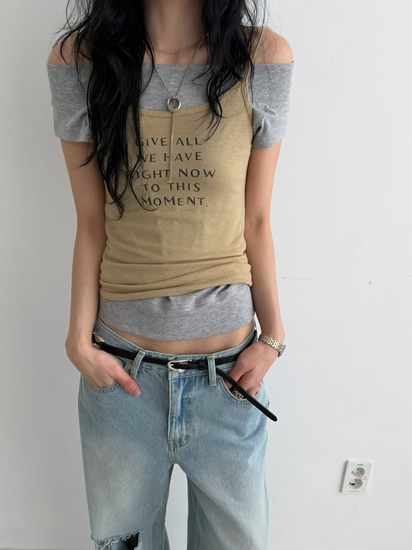 MINIMUZE韓國代購女士新款熱賣時尚人氣推薦休閑吊帶背心MINIMUZE吊帶/背心