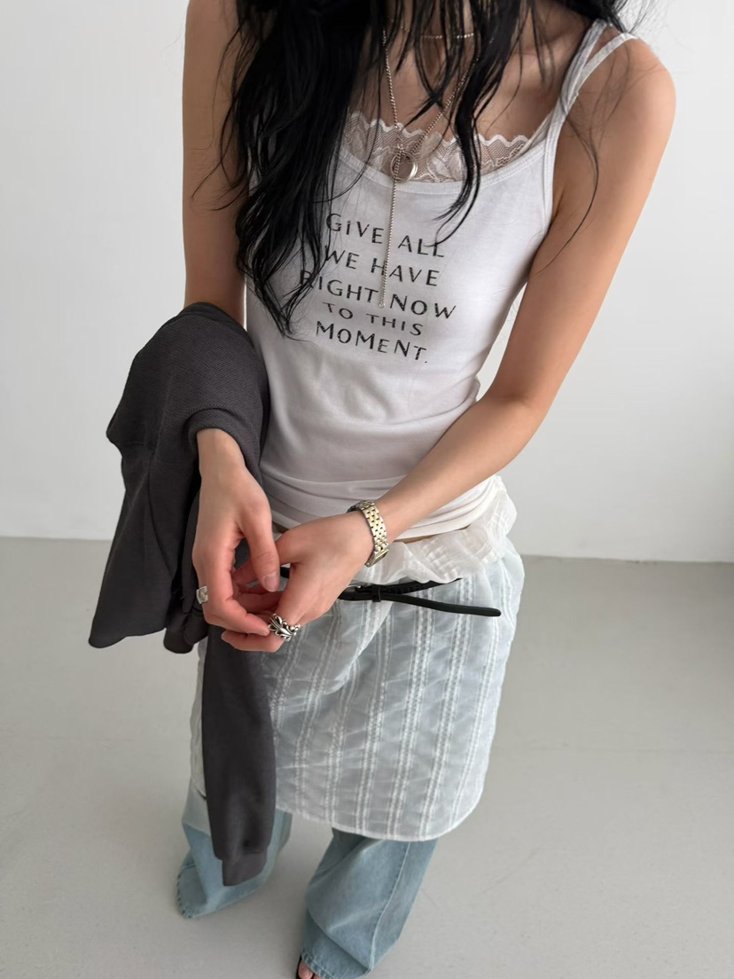 MINIMUZE韓國代購女士新款熱賣時尚人氣推薦休閑吊帶背心MINIMUZE吊帶/背心