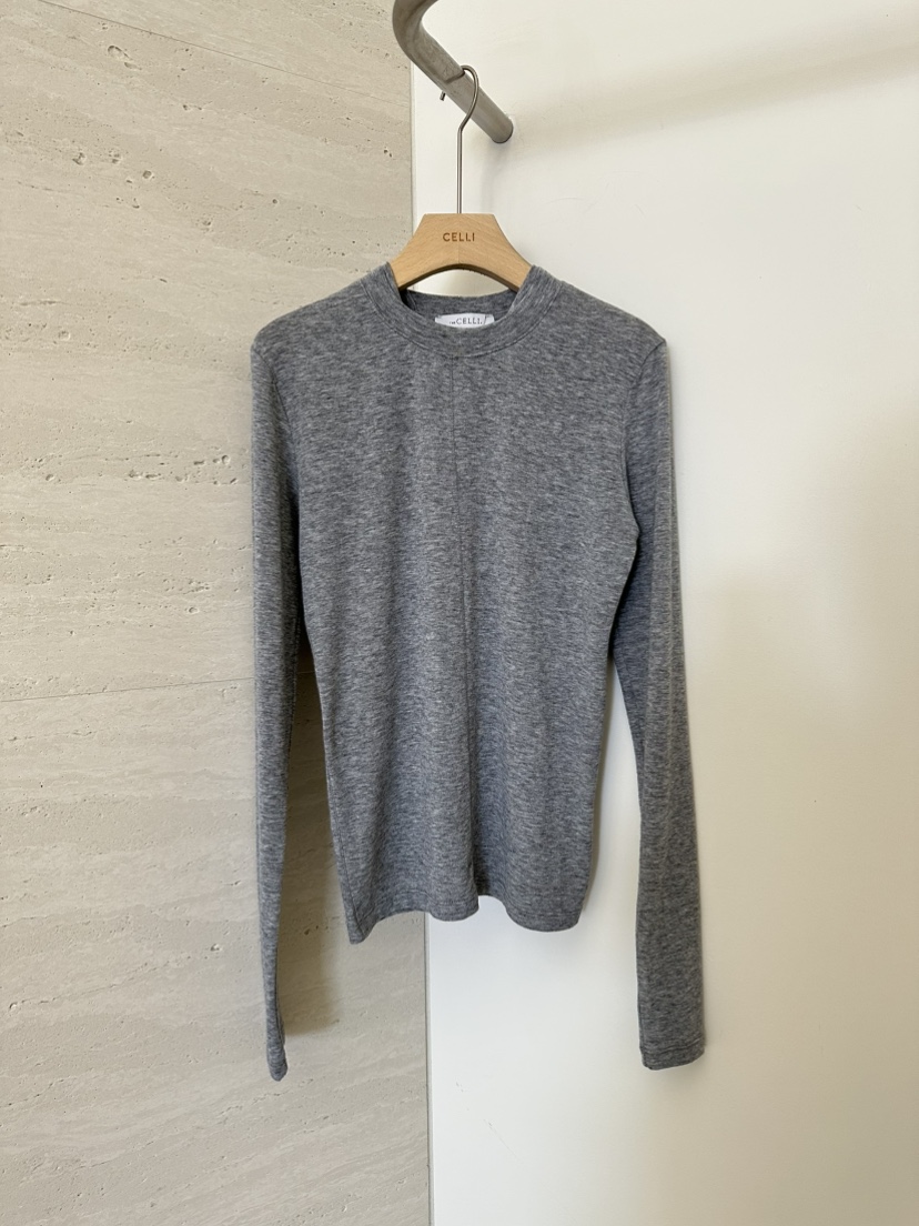 CELLI韓國代購女士新品26春夏推薦人氣時尚職業休閑T恤雙領CELLIT恤圖色1