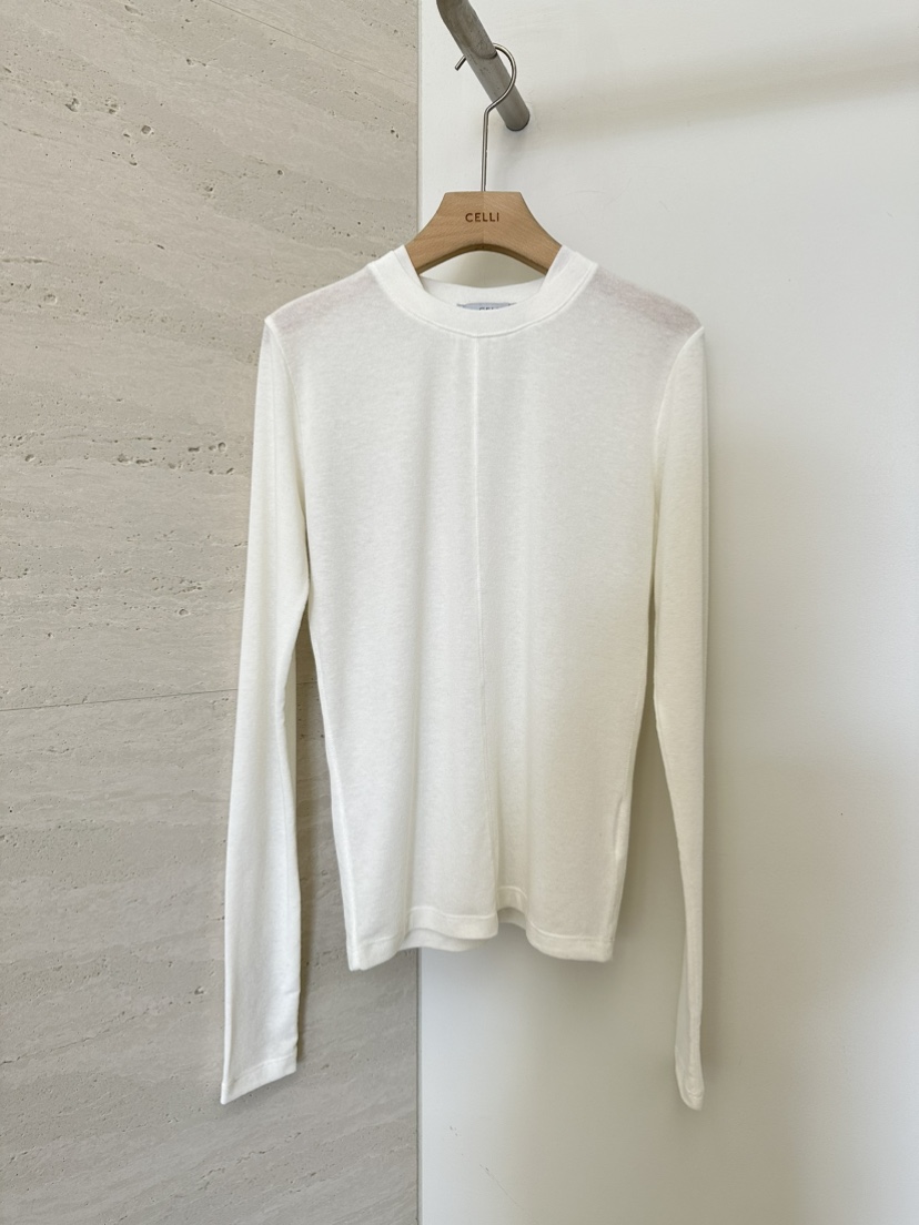 CELLI韓國代購女士新品26春夏推薦人氣時尚職業休閑T恤雙領CELLIT恤圖色3