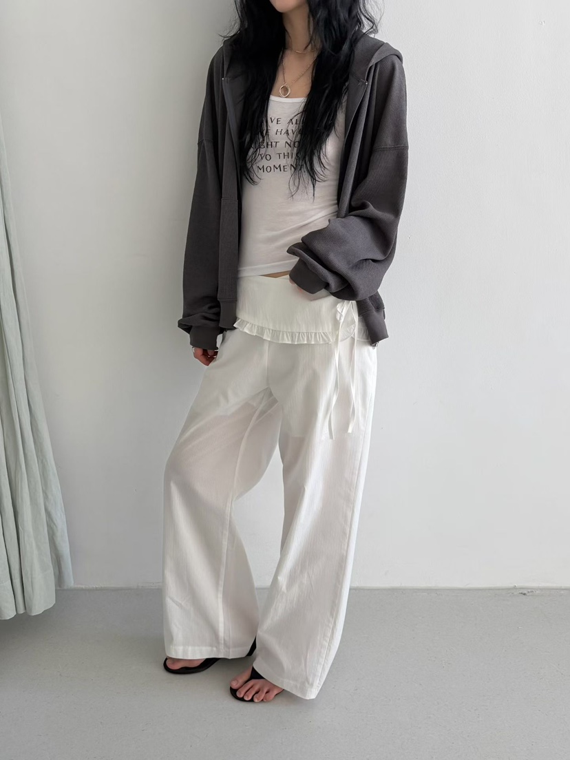 MINIMUZE韓國代購女裝新款推薦時尚26春夏休閑職業休閑褲MINIMUZE休閑褲