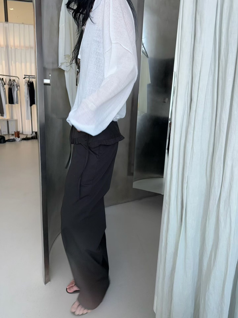 MINIMUZE韓國代購女裝新款推薦時尚26春夏休閑職業休閑褲MINIMUZE休閑褲