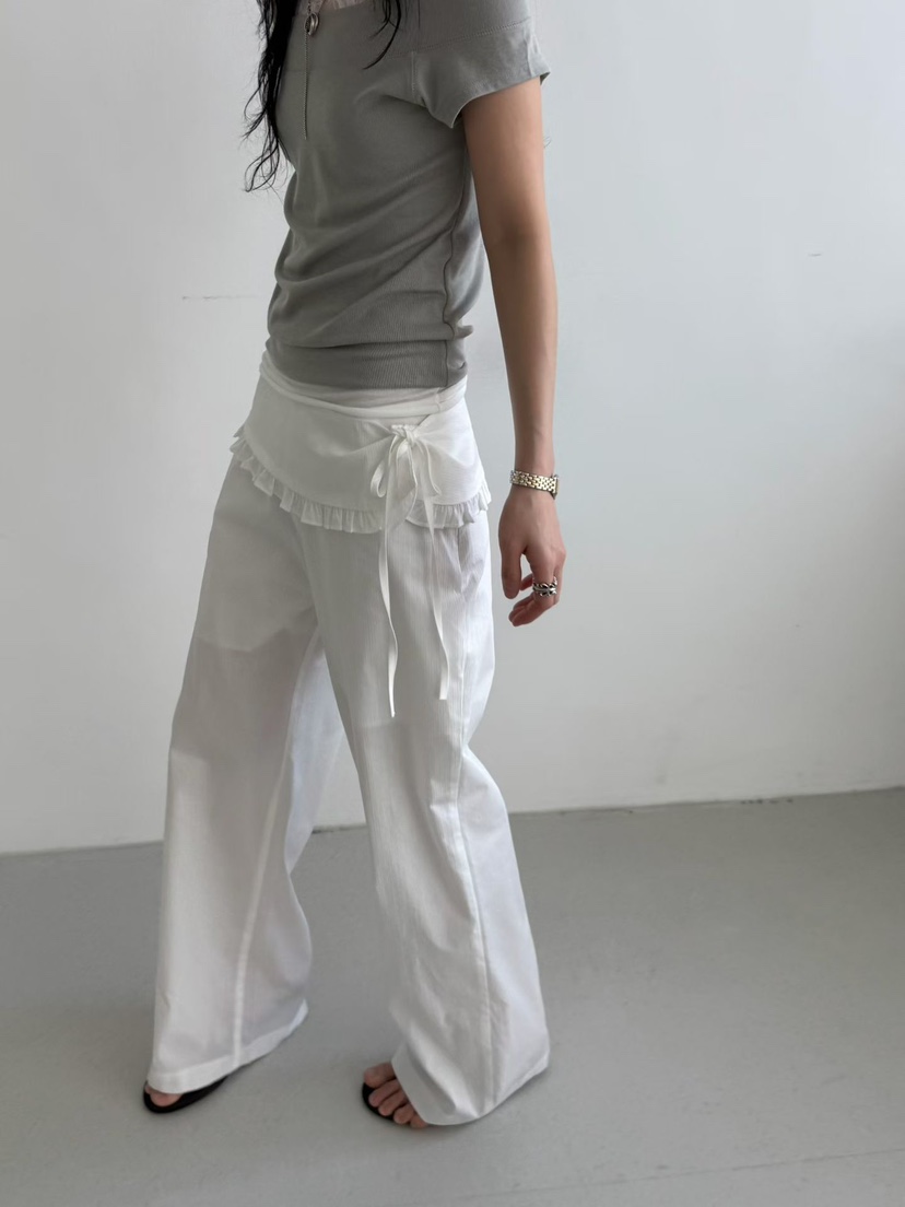 MINIMUZE韓國代購女裝新款推薦時尚26春夏休閑職業休閑褲MINIMUZE休閑褲