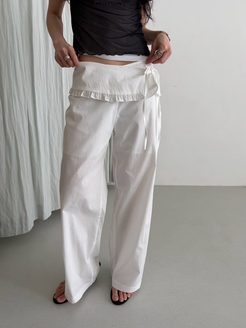 MINIMUZE韓國代購女裝新款推薦時尚26春夏休閑職業休閑褲MINIMUZE休閑褲