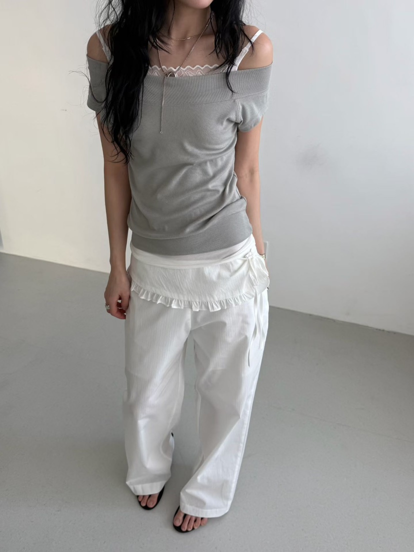 MINIMUZE韓國代購女裝新款推薦時尚26春夏休閑職業休閑褲MINIMUZE休閑褲