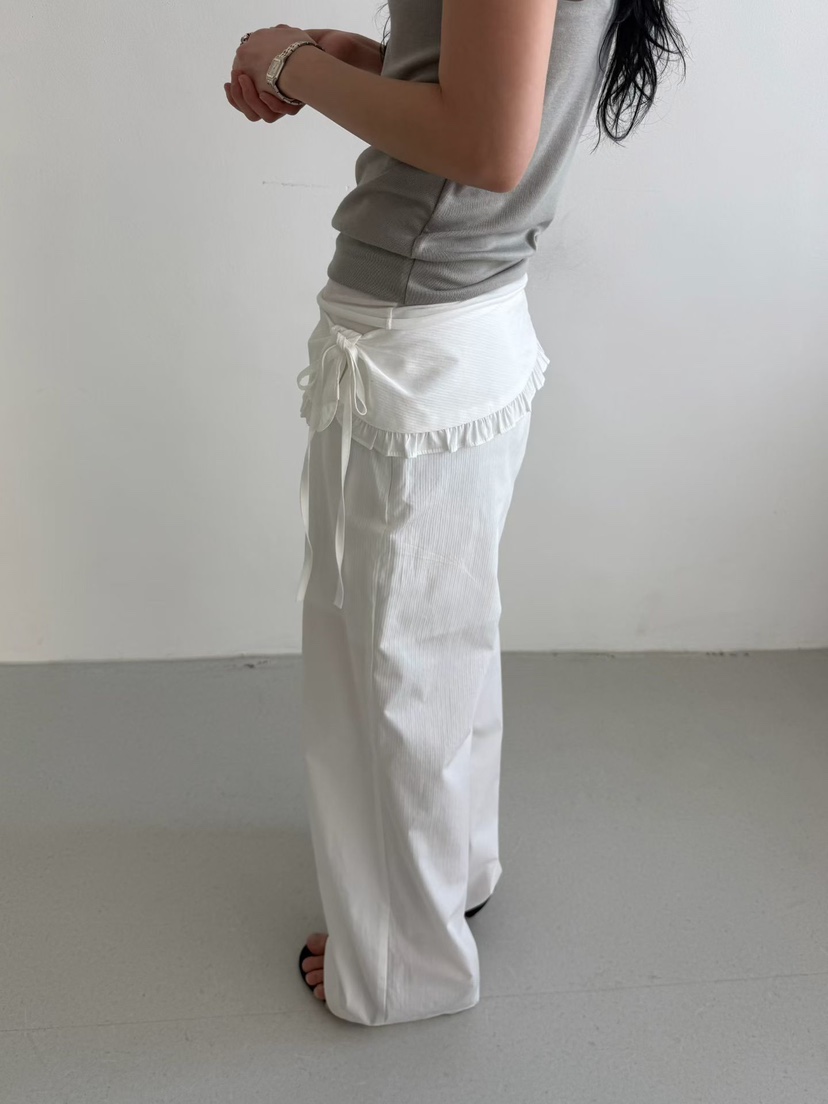 MINIMUZE韓國代購女裝新款推薦時尚26春夏休閑職業休閑褲MINIMUZE休閑褲