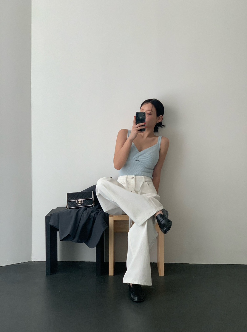 REVE CITE-L韓國直郵實拍女士新品熱賣人氣休閑吊帶背心REVE CITE-L吊帶/背心