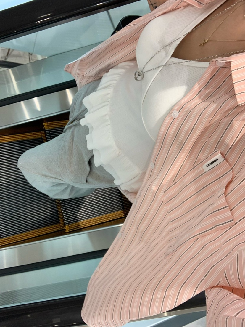 REVE CITE-L韓國東大門代購女士新款休閑吊帶背心荷葉邊REVE CITE-L吊帶/背心