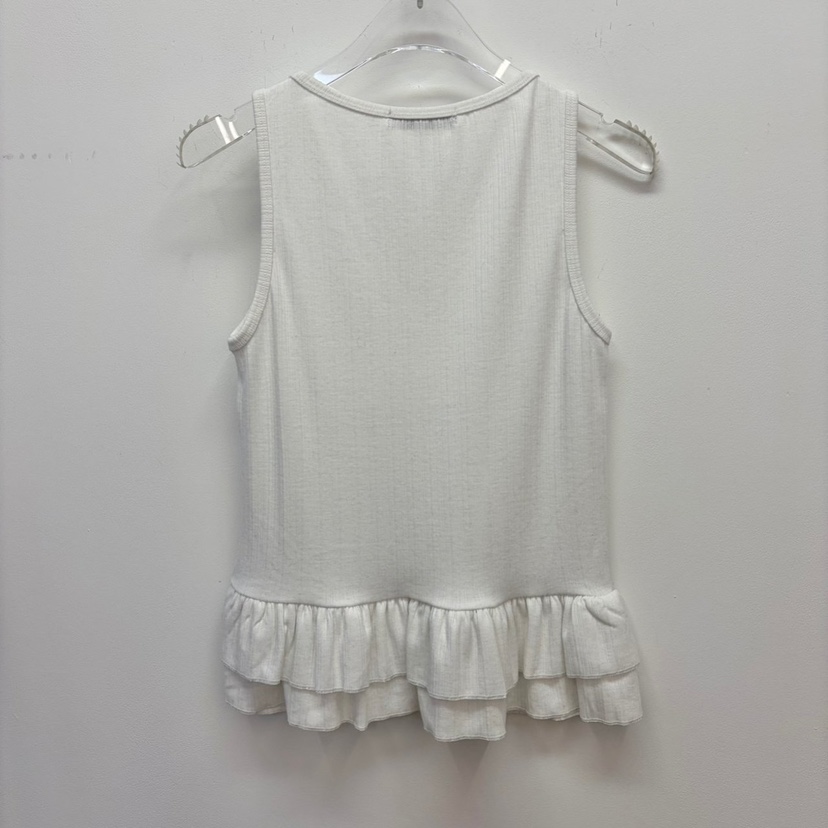 REVE CITE-L韓國東大門代購女士新款休閑吊帶背心荷葉邊REVE CITE-L吊帶/背心