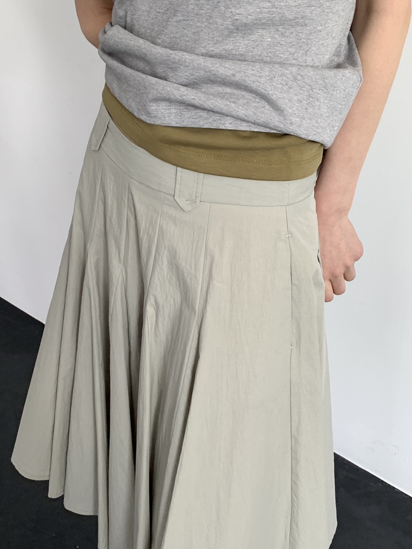 OURS韓國直郵女裝新款人氣26春夏推薦職業休閑半身裙中短裙OURS半身裙/中短裙