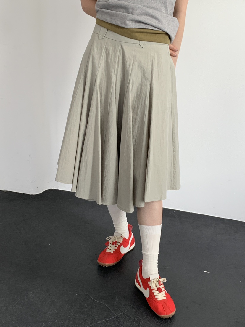 OURS韓國直郵女裝新款人氣26春夏推薦職業休閑半身裙中短裙OURS半身裙/中短裙