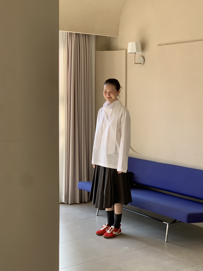 OURS韓國直郵女裝新款人氣26春夏推薦職業休閑半身裙中短裙OURS半身裙/中短裙