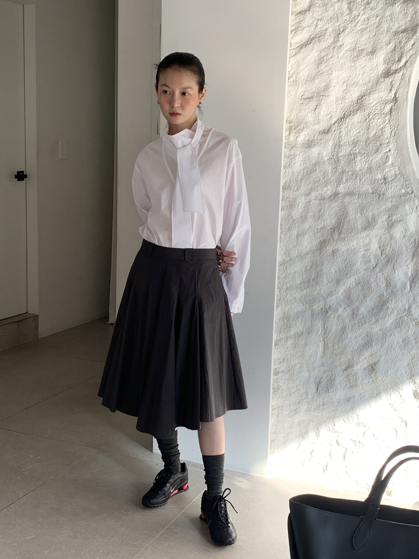 OURS韓國直郵女裝新款人氣26春夏推薦職業休閑半身裙中短裙OURS半身裙/中短裙