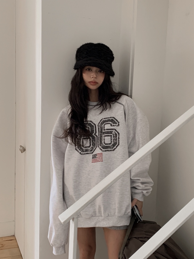 OURWAVE/OUR ROOM韓國直郵實拍女裝新款推薦休閑26春夏衛衣Our Wave/Our Room衛衣