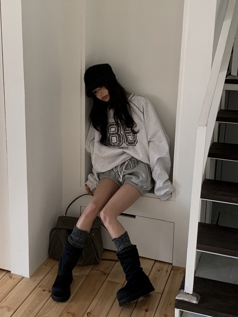 OURWAVE/OUR ROOM韓國直郵實拍女裝新款推薦休閑26春夏衛衣Our Wave/Our Room衛衣