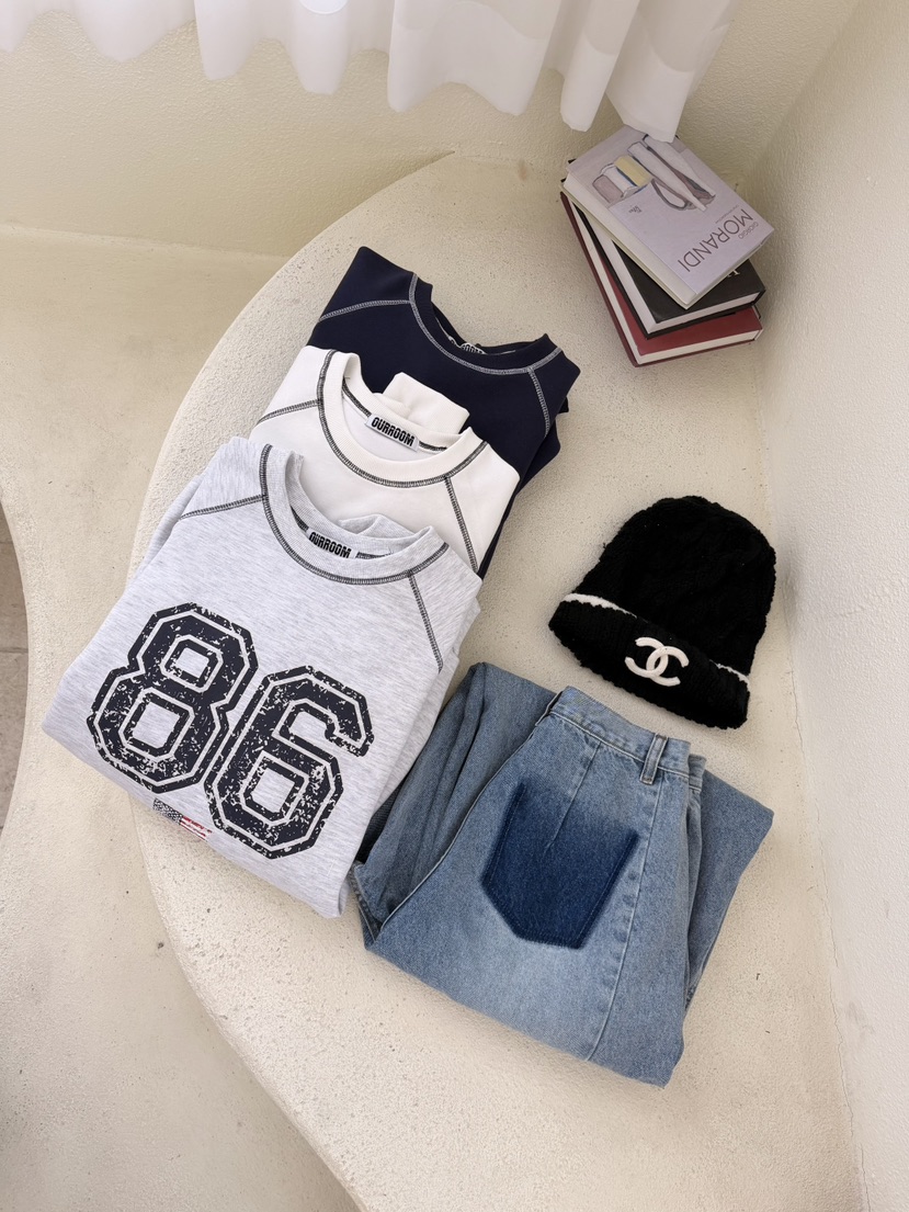 OURWAVE/OUR ROOM韓國直郵實拍女裝新款推薦休閑26春夏衛衣Our Wave/Our Room衛衣