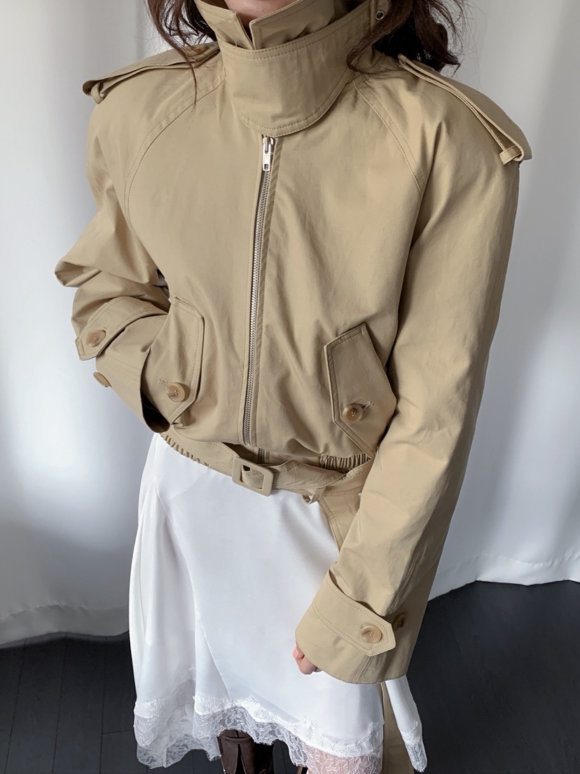 VERANDA韓國東大門直郵女士新款推薦休閑時尚熱賣夾克含腰帶VERANDA夾克