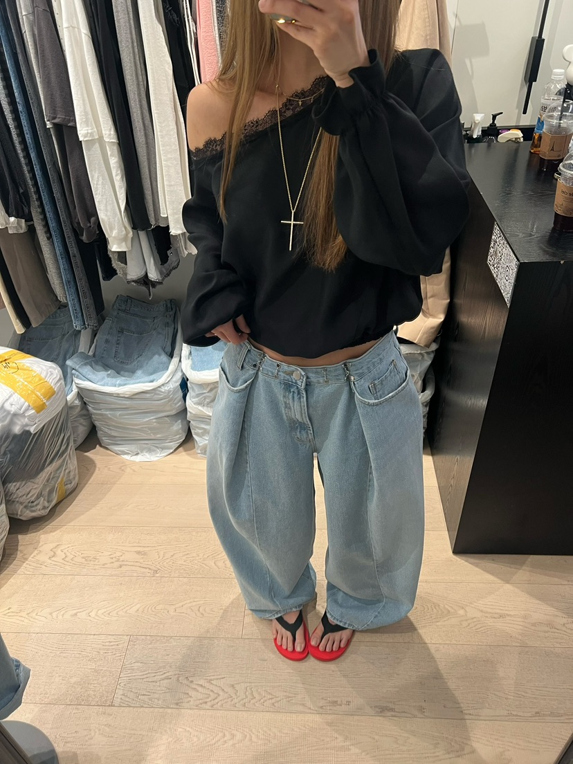 LOVE PULL韓國代購女裝新款職業熱賣休閑26春夏人氣牛仔褲LOVE PULL牛仔褲