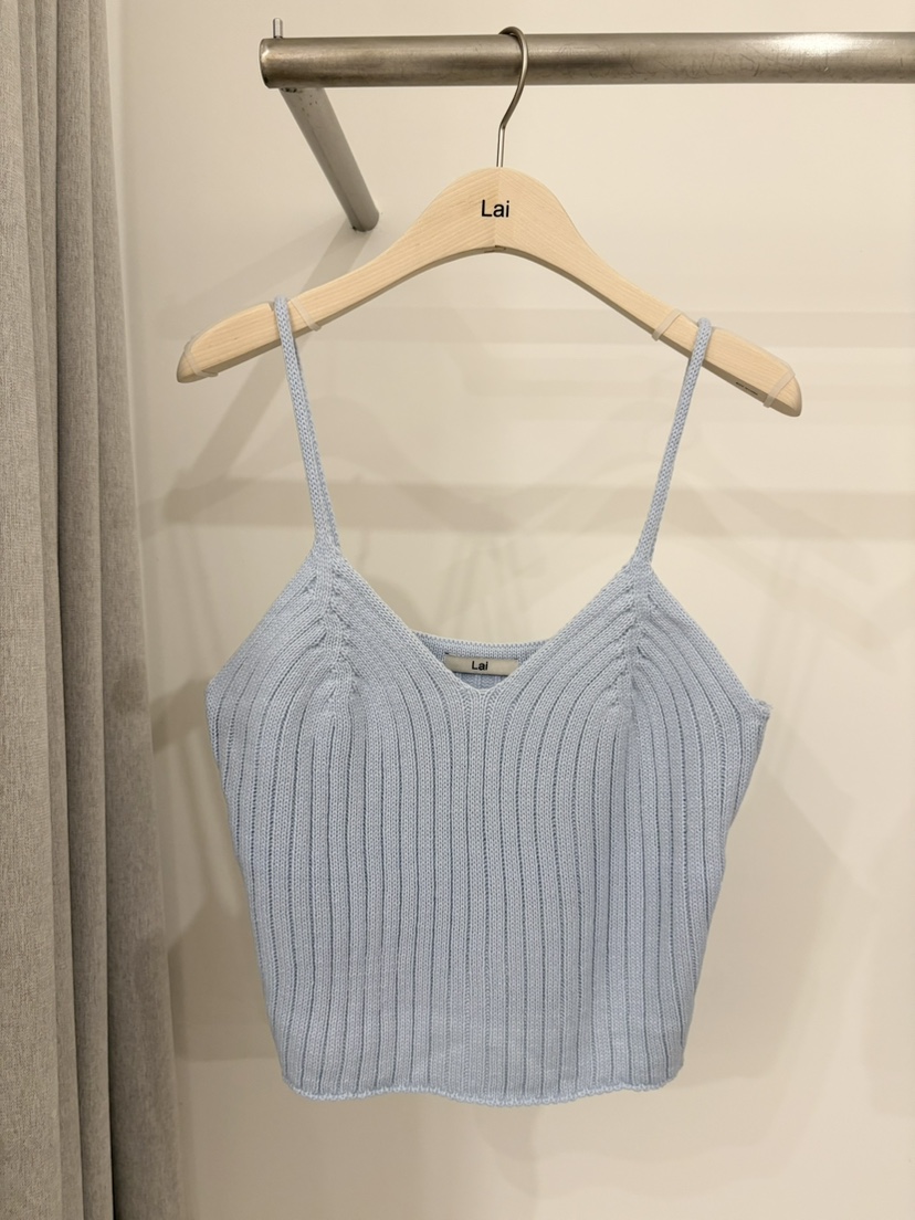 LAI韓國直郵實拍女裝新款推薦熱賣26春夏休閑職業吊帶背心Lai吊帶/背心圖色1