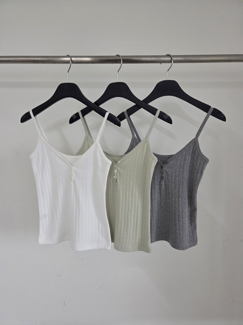 VERANDA韓國代購女裝新品26春夏熱賣休閑人氣職業吊帶背心VERANDA吊帶/背心