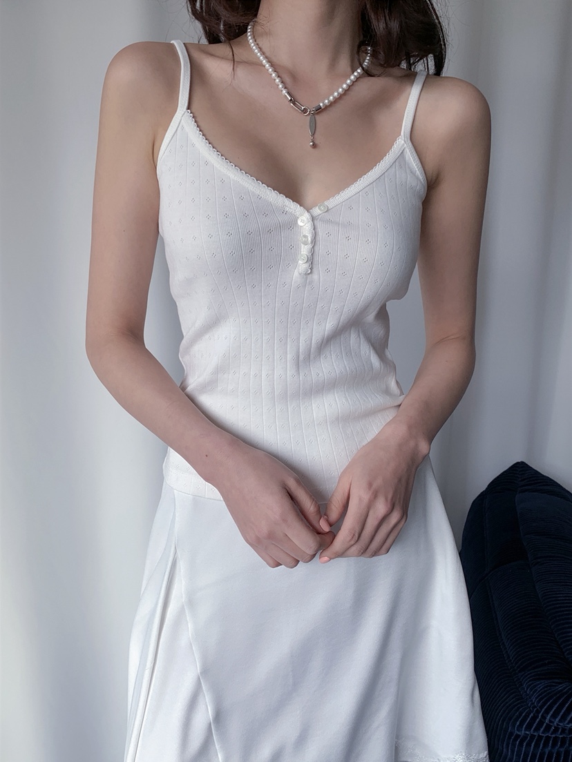 VERANDA韓國代購女裝新品26春夏熱賣休閑人氣職業吊帶背心VERANDA吊帶/背心