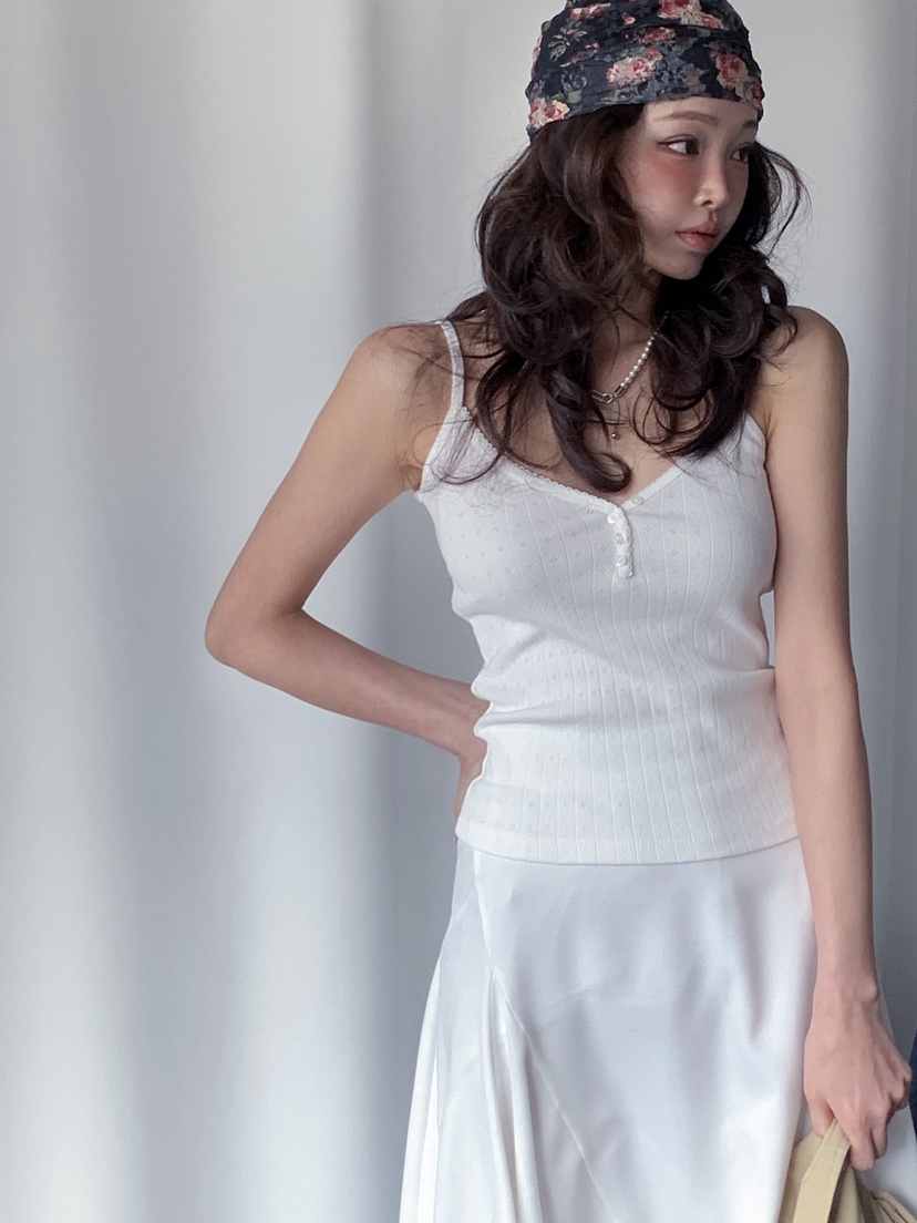 VERANDA韓國代購女裝新品26春夏熱賣休閑人氣職業吊帶背心VERANDA吊帶/背心