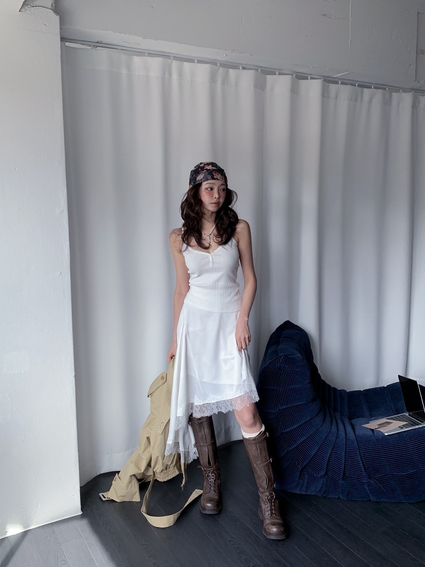 VERANDA韓國代購女裝新品26春夏熱賣休閑人氣職業吊帶背心VERANDA吊帶/背心