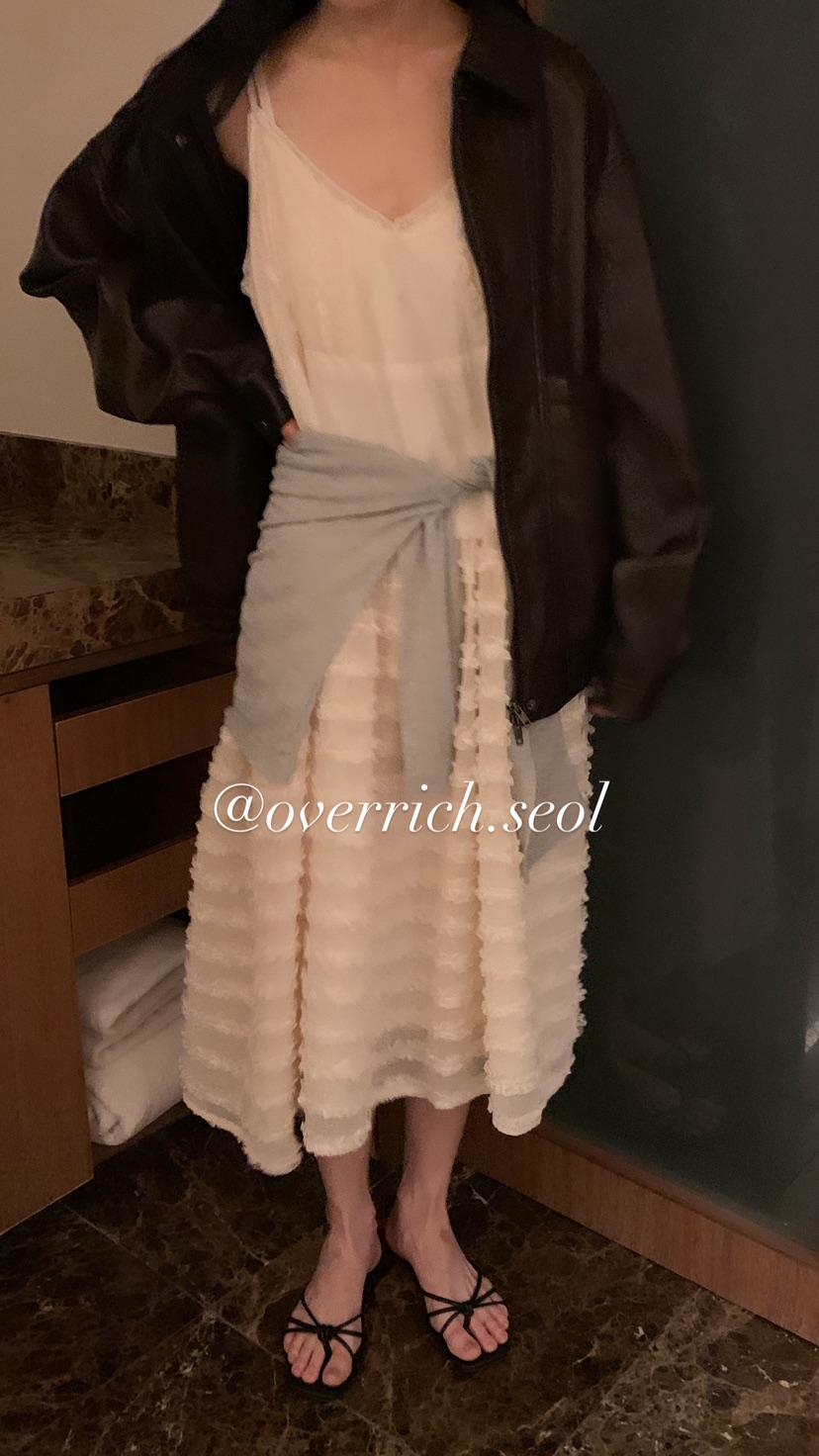 OVER RICH韓國直郵女裝新款熱賣休閑推薦人氣時尚連衣裙OVER RICH連衣裙