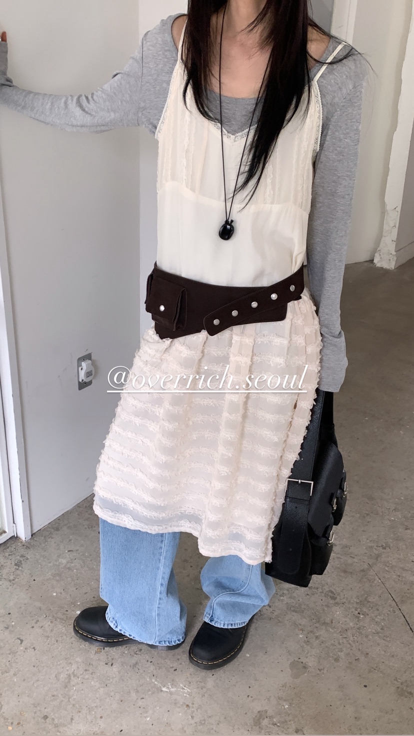 OVER RICH韓國直郵女裝新款熱賣休閑推薦人氣時尚連衣裙OVER RICH連衣裙