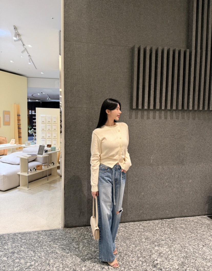 LAVIEU韓國代購女士新品時尚熱賣推薦休閑人氣針織衫開衫LAVIEU針織衫