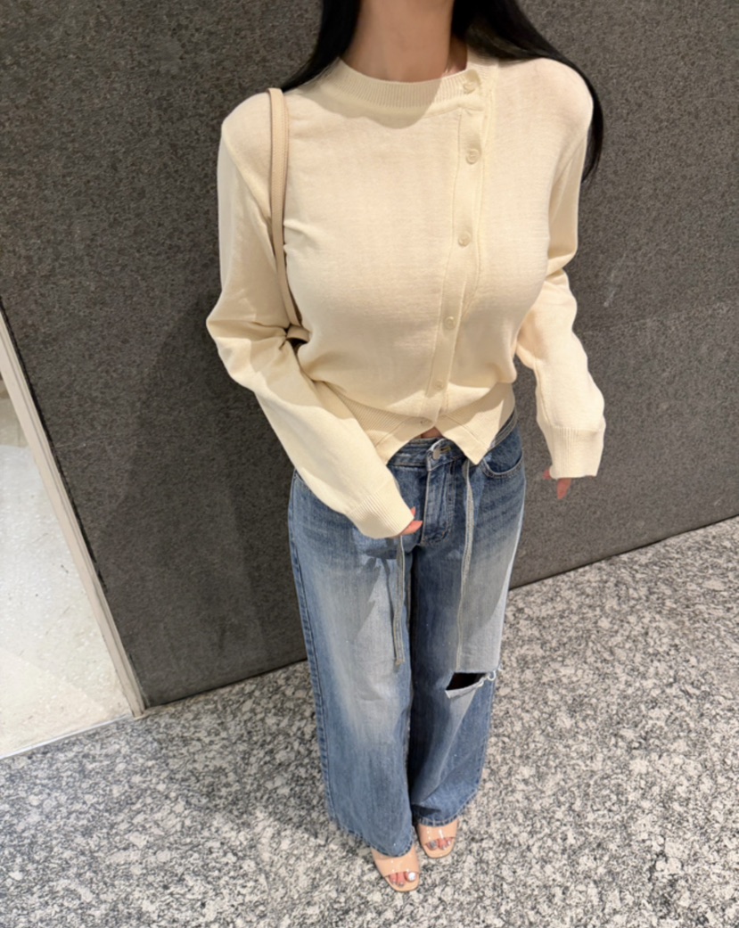 LAVIEU韓國代購女士新品時尚熱賣推薦休閑人氣針織衫開衫LAVIEU針織衫圖色1