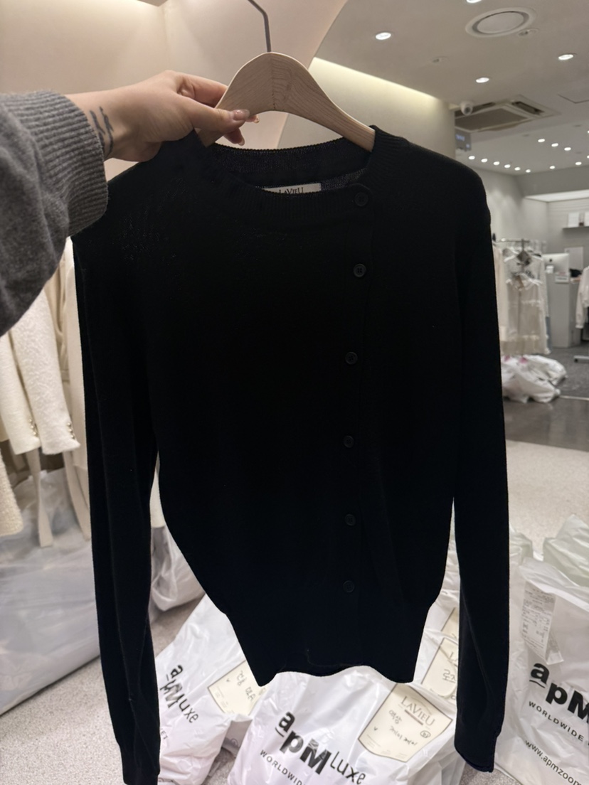 LAVIEU韓國代購女士新品時尚熱賣推薦休閑人氣針織衫開衫LAVIEU針織衫圖色2