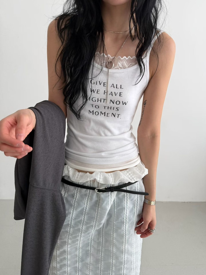 MINIMUZE韓國直郵實拍女士新款人氣熱賣休閑26春夏吊帶背心MINIMUZE吊帶/背心