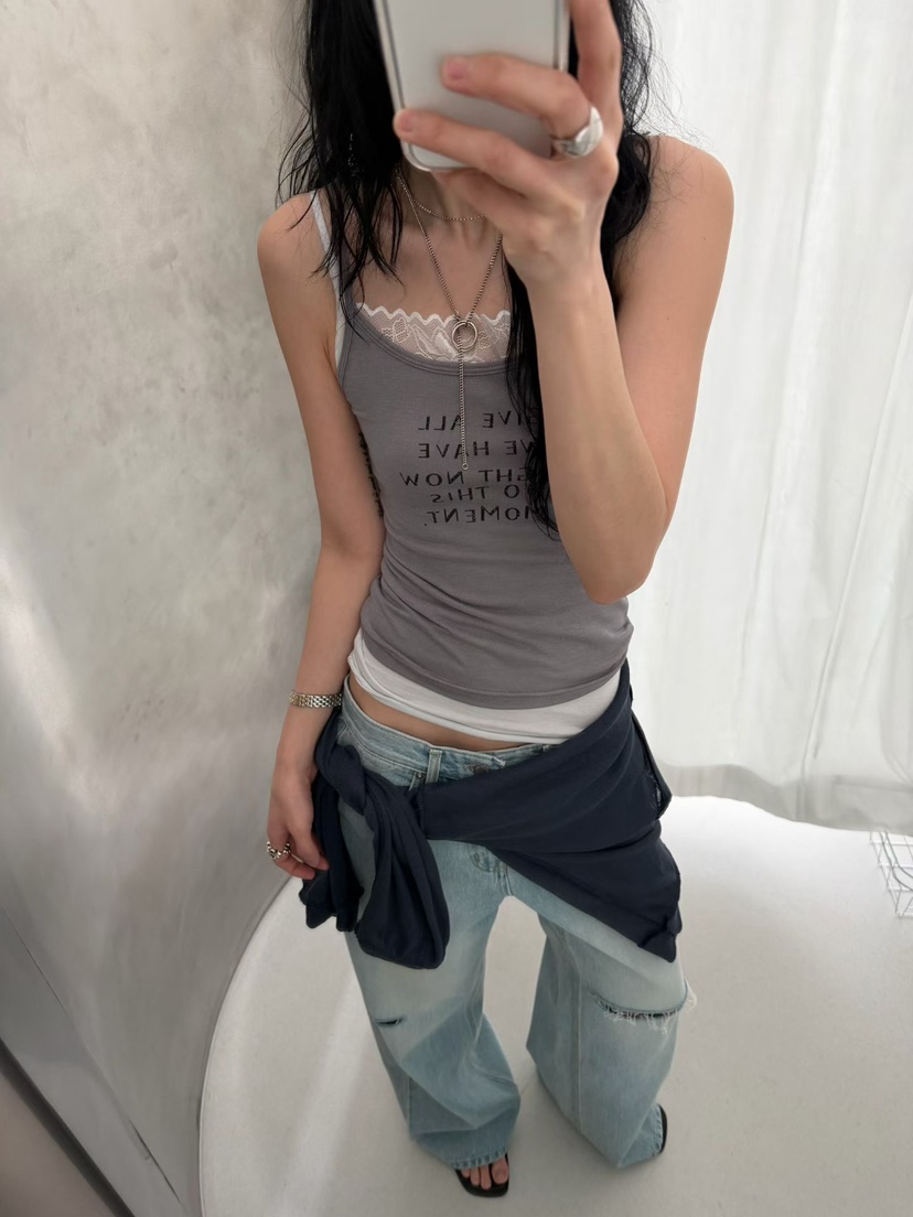 MINIMUZE韓國直郵實拍女士新款人氣熱賣休閑26春夏吊帶背心MINIMUZE吊帶/背心