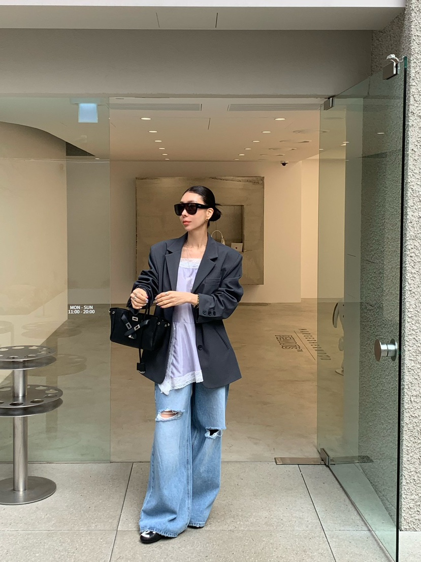 REVE CITE-L韓國東大門代購女裝新款時尚26春夏熱賣夾克REVE CITE-L夾克