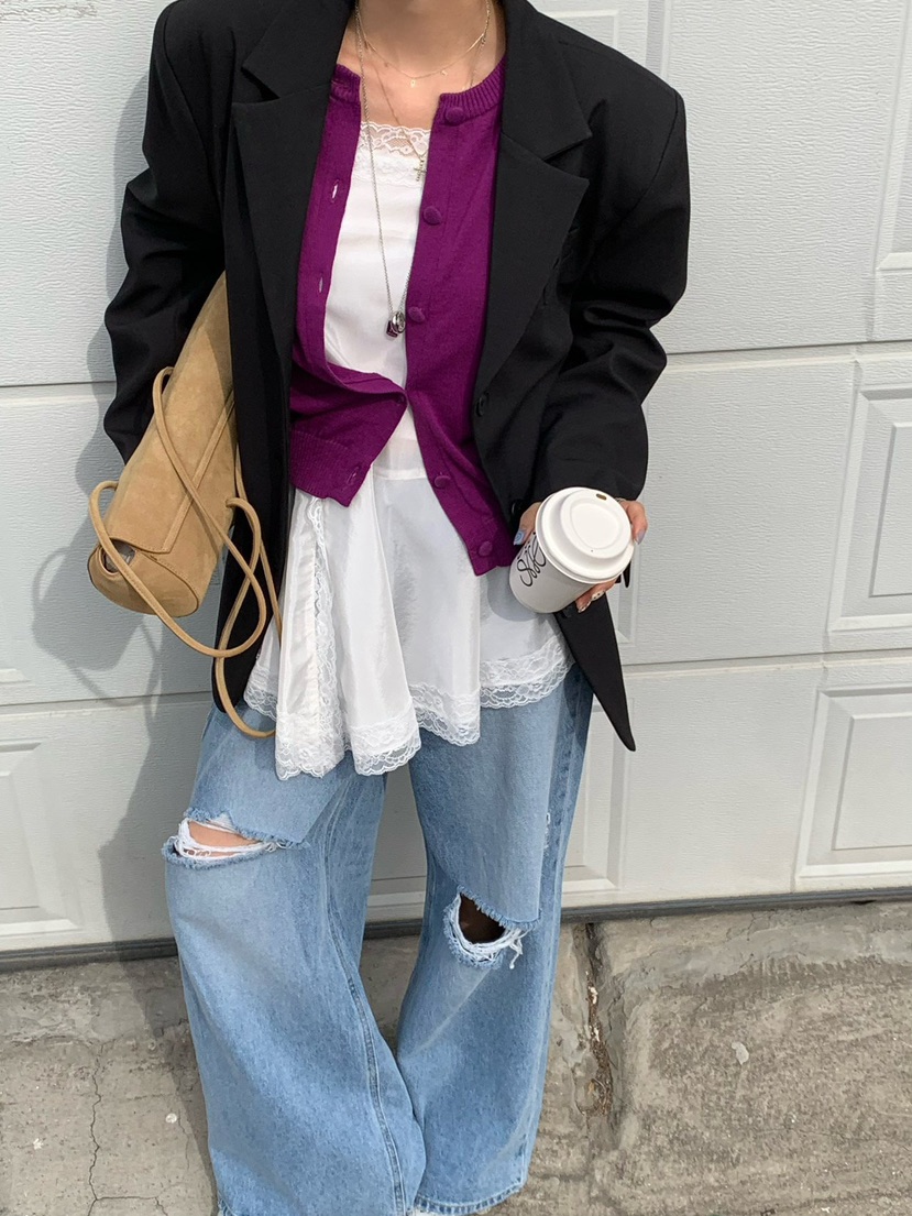 REVE CITE-L韓國東大門代購女裝新款時尚26春夏熱賣夾克REVE CITE-L夾克圖色3