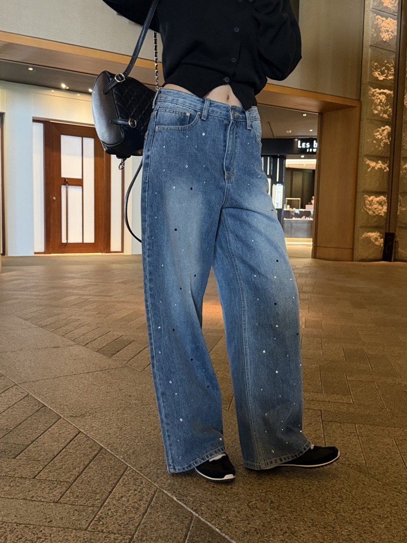 LAVIEU韓國東大門代購女裝新款熱賣推薦休閑時尚人氣牛仔褲LAVIEU牛仔褲