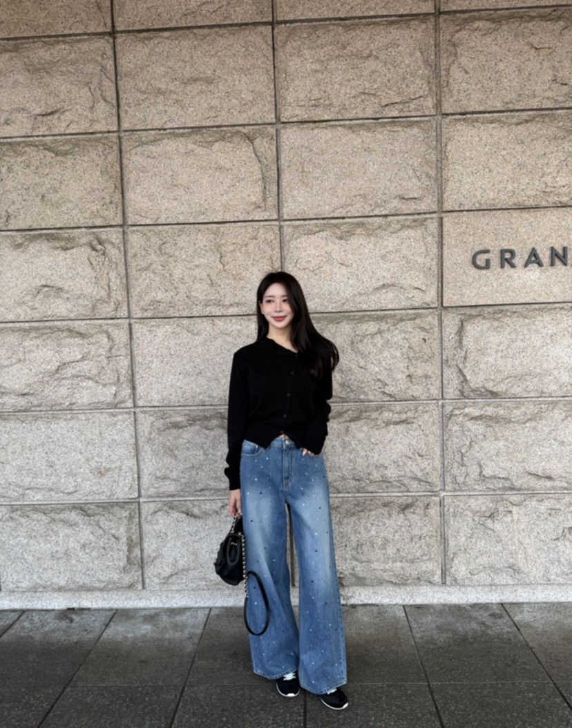 LAVIEU韓國東大門代購女裝新款熱賣推薦休閑時尚人氣牛仔褲LAVIEU牛仔褲