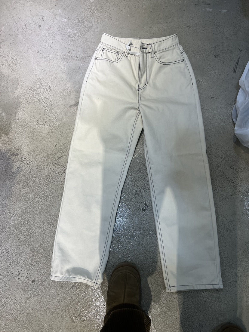 LAVIEU韓國代購女裝新品26春夏推薦休閑人氣牛仔褲不褪色LAVIEU牛仔褲圖色1