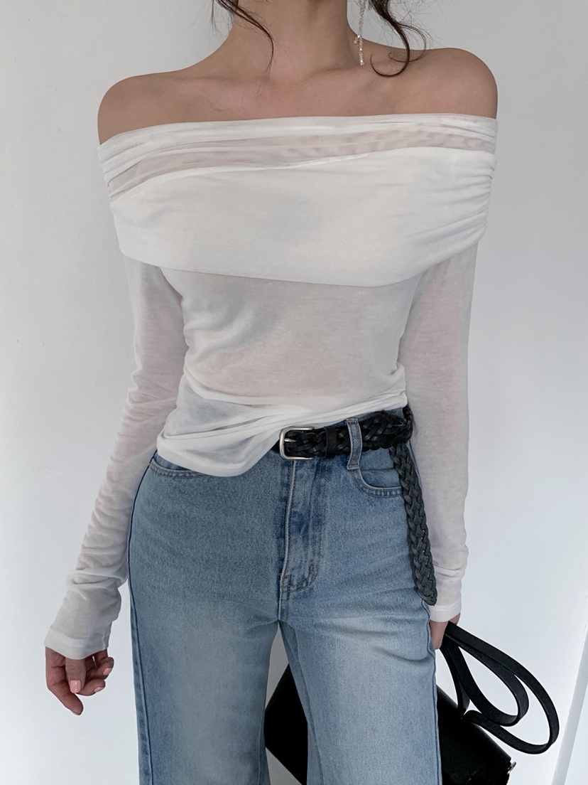 VERANDA韓國東大門直郵女士新款推薦時尚26春夏休閑長袖T恤VERANDA長袖T恤