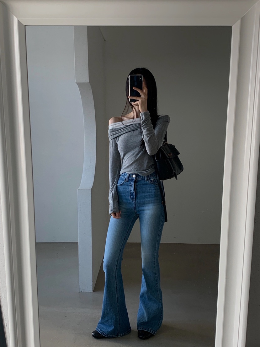 VERANDA韓國東大門直郵女士新款推薦時尚26春夏休閑長袖T恤VERANDA長袖T恤