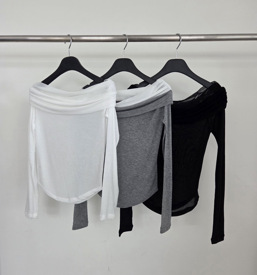 VERANDA韓國東大門直郵女士新款推薦時尚26春夏休閑長袖T恤VERANDA長袖T恤