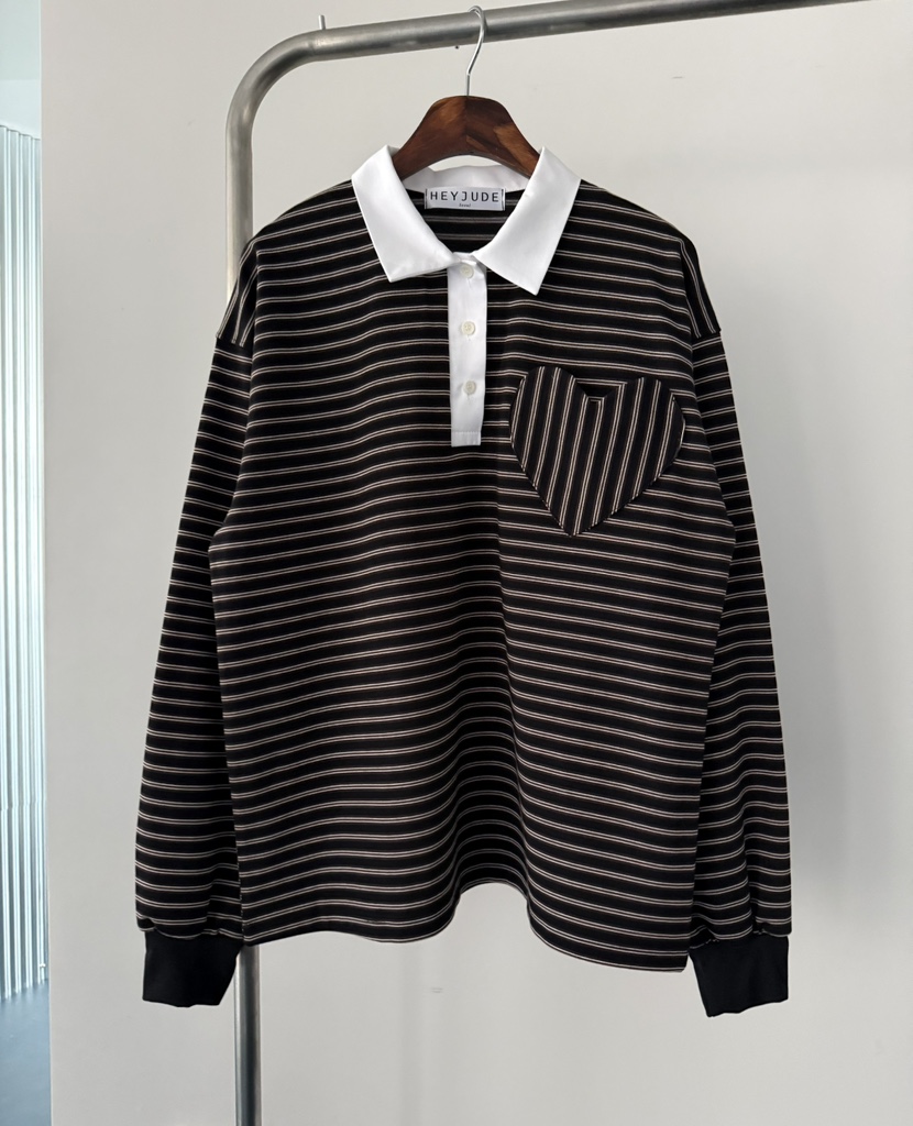 HEYJUDE韓國代購女裝新款熱賣推薦職業時尚26春夏長袖T恤HEYJUDE長袖T恤圖色2