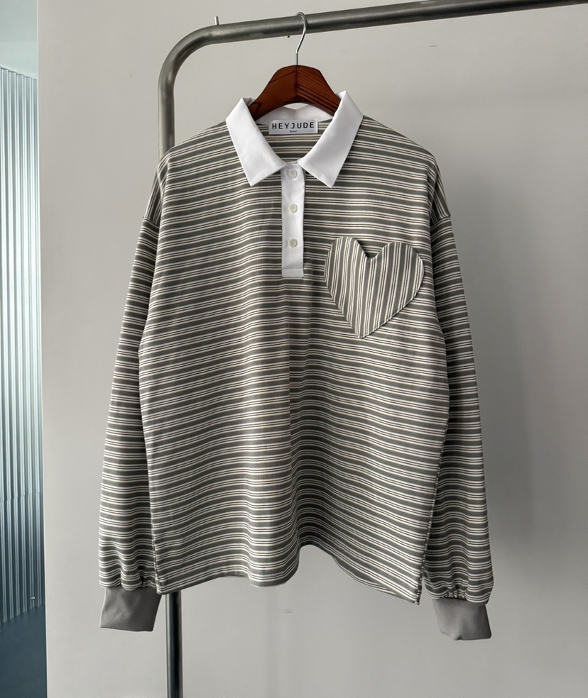 HEYJUDE韓國代購女裝新款熱賣推薦職業時尚26春夏長袖T恤HEYJUDE長袖T恤圖色3