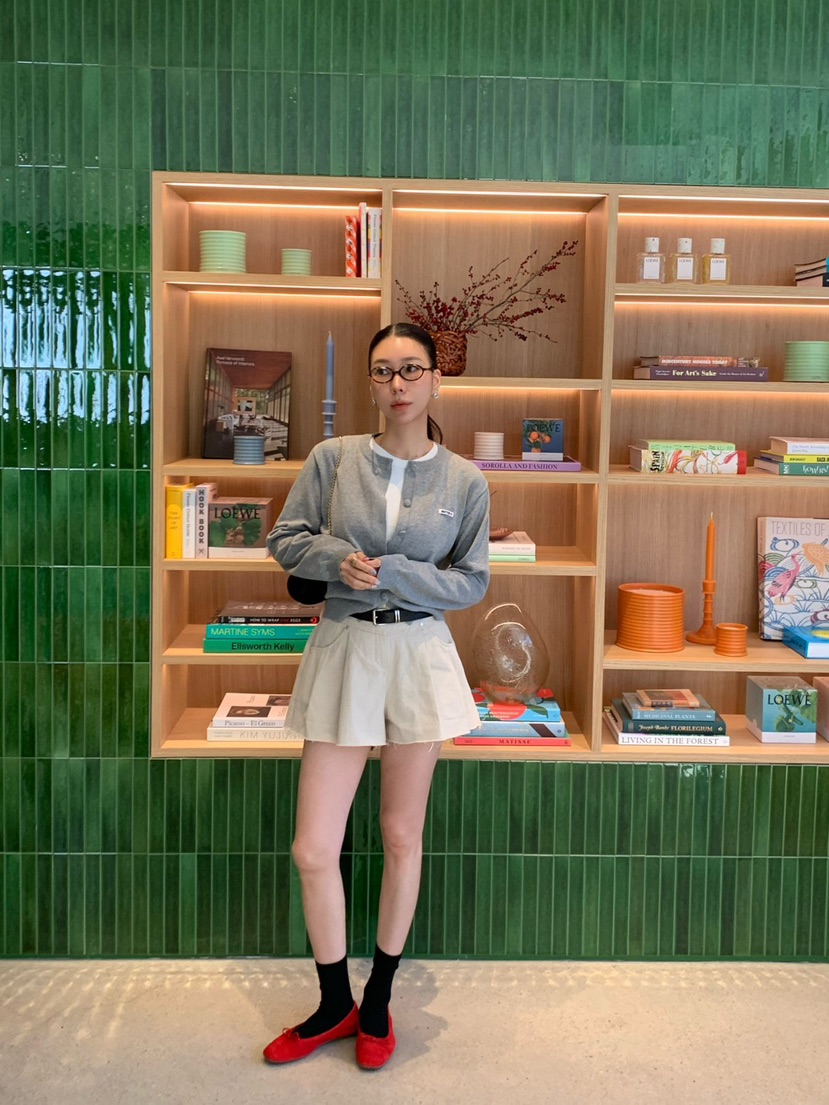 REVE CITE-L韓國直郵實拍女士新品職業熱賣短褲不含腰帶REVE CITE-L短褲