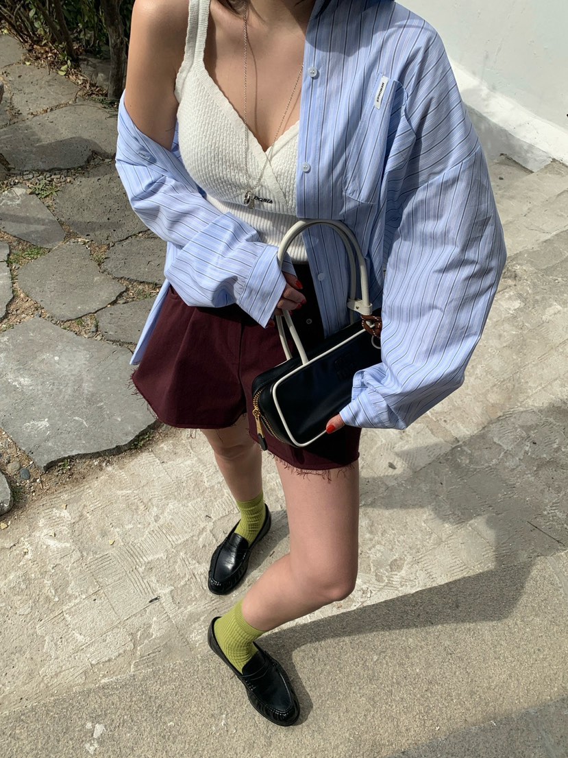 REVE CITE-L韓國直郵實拍女士新品職業熱賣短褲不含腰帶REVE CITE-L短褲